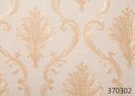 recubrimientos de paredes desprendibles del PVC de la sala de estar de los 0.53*10M con el rojo y el color oro, SGS del ISO