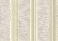 Las fibras de planta naturales del papel pintado casero colorido simple de la raya de Briliand venden bien en mercado