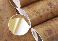 Grano de madera durable que imprime el papel pintado auto-adhesivo moderno del PVC, los 0.45*10M