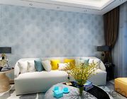 Papel pintado coreano de la sala de estar del estilo, papel pintado de adornamiento interior el 1.06*10m